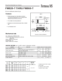 Datasheet FM840-T manufacturer Formosa